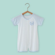 베베니즈 유아용 해피베이비 곰돌이포인트 반팔 우주복 출산/유아동/출산준비물/선물 반품 최저가 8,910원