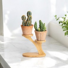 아워웍스 미니 원목 화분 받침대, 우드, 2단 홈인테리어/원예/가드닝 반품 최저가 5,650원