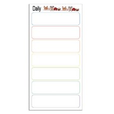 세컨드베스트 귀여운 동물 자석 메모보드 화이트 daily 문구/오피스/학용품/수업준비 반품 최저가 5,180원