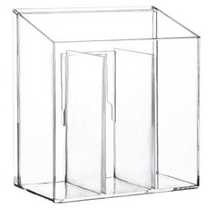 구디푸디 부착식 3칸 소품 정리함, 1개, 투명 생활용품/수납/정리 반품 최저가 2,300원