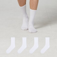 액티핏 데일리 심리스 스포츠 라이트 크루삭스 4켤레 세트, 화이트, 화이트, 화이트, 화이트, 1세트 스포츠/레저/기타스포츠 반품 최저가 13,700원