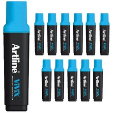 동기오피스 비빅스 형광펜 EK-670, 하늘, 12개입 문구/오피스/학용품/수업준비 반품 최저가 12,960원