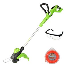 그린웍스 24V 무선 충전식 예초기 베어툴 2102673 + 보안경 + 나일론줄 15m 세트, 1세트 홈인테리어/잔디/농기구 반품 최저가 107,910원