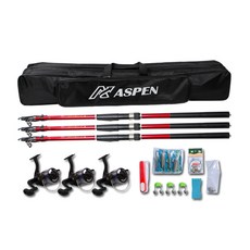 아스펜 바다민물 카본 270 원투낚시대 18종 세트, 혼합색상 스포츠/레저/낚시 반품 최저가 65,610원