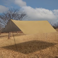캠프빌리지 실버코팅 방수 렉타타프 S1 + 폴대 세트, 베이지 스포츠/레저/캠핑전문관 반품 최저가 37,220원