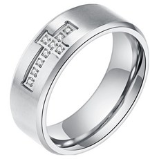 디미스 B 믿음 묵주반지 11호, 스틸 컬러, 1개 완구/취미/수집품 반품 최저가 7,120원