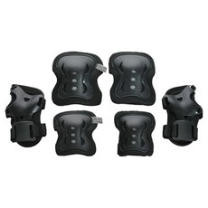 랜드웨이 아동용 뉴 브이텍 500 무릎 보호대 2p + 팔꿈치 보호대 2p + 손목 보호대 2p 세트, 블랙, 1세트 스포츠/레저/킥보드/스케이트 반품 최저가 15,500원