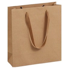 마켓감성 답례품 스티커앤 쇼핑백 중형, 브라운, 15개 문구/오피스/데코/포장용품 반품 최저가 6,500원