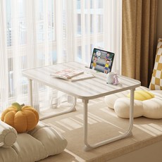 리코베이직 서랍형 접이식 침대 테이블, 화이트 주방용품/쟁반/베드트레이 반품 최저가 12,310원