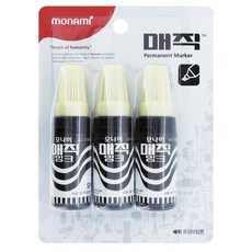 모나미 병매직 흑3본, 흑색, 1개 문구/오피스/필기류 반품 최저가 3,690원