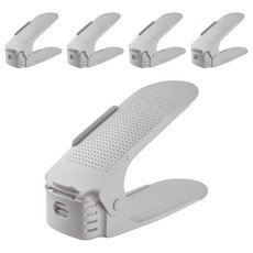 덴빌리어 심플한 신발정리걸이 25 x 10 x 7 cm, 그레이, 5개 생활용품/수납/정리 반품 최저가 4,410원