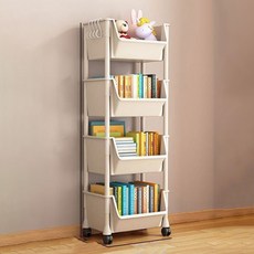 유인지화 가정용 이동식 수납 트롤리 선반 FREE, 1개, 화이트 홈인테리어/수납/정리 반품 최저가 7,140원