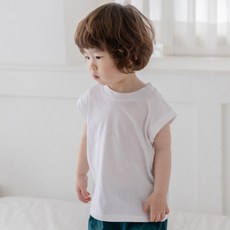예루커머스 아동용 예루예나 턴업 세미루즈 반팔 민소매 티셔츠 출산/유아동/유아동패션 반품 최저가 4,400원
