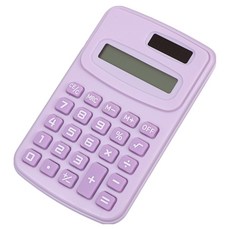 픽딜 다기능 일반 계산기, 퍼플, 1개 문구/오피스/사무용품 전문관 반품 최저가 5,020원