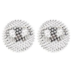 덴빌리어 상쾌한 쾌적한 마사지 기구 4.7cm, 2개, 실버 생활용품/건강/의료용품 반품 최저가 3,820원