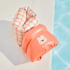 키키쿼카 멜로우 체크 암튜브 2종 세트, 코랄, 1세트 완구_취미/물놀이/계절완구 반품 최저가 7,520원