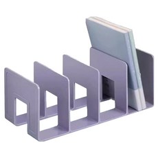 올인셀 깔끔한 책꽂이 4단, 퍼플 문구/오피스/사무용품 전문관 반품 최저가 4,830원