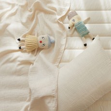 마틸라 유아용 프리미엄 블랭킷 코튼허그 순면거즈 홑이불, 백설기 출산/유아동/유아동침구 반품 최저가 29,070원