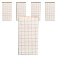 구디파이 휴대용 노트 미팅 오답노트 스케줄 플래너 투두리스트, 그리드, 5개, 50매 문구/오피스/학용품/수업준비 반품 최저가 5,260원