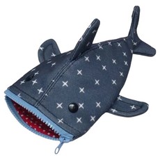 로시테라 상어 파우치 필통, 샤크, 1개 문구/오피스/학용품/수업준비 반품 최저가 11,340원