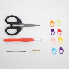 앵콜스 코바늘 뜨개 기본 도구 세트 5/0호 3.0mm, 다홍색, 1세트 홈인테리어/수예/수선 반품 최저가 4,840원