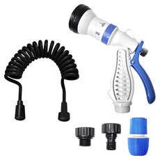 월드크린 다기능 베란다 욕실 청소건 + 코일호스 2m 세트, 1세트, 딥블랙 홈인테리어/잔디/농기구 반품 최저가 11,800원