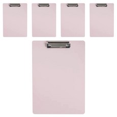 생활의이득 A4 클립보드 폴더 걸이형 필기보드 31.3 x 21.3 cm, 핑크, 5개 문구/오피스/바인더/파일 반품 최저가 6,900원