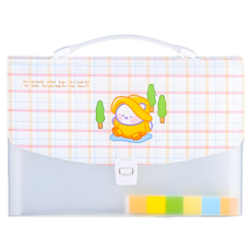 하태스몰 간편한 정리잘되는 파일가방, 토끼 4, 1개 문구/오피스/바인더/파일 반품 최저가 5,840원