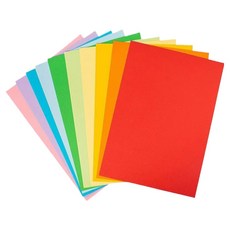 픽딜 다용도 색종이 A4 210 x 297 mm 10종 x 10p 세트 80g, 1세트, 10색 문구/오피스/미술/화방용품 반품 최저가 11,880원