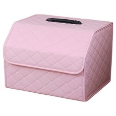 크로니클 닐라 차량용 트렁크 수납함 접이식 틈새 보관 정리함 베이직, 핑크 자동차용품/인테리어 반품 최저가 15,460원