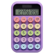 파스텔라 레트로 태양광 계산기 PC-102, 퍼플, 1개 문구/오피스/사무용품 전문관 반품 최저가 6,200원
