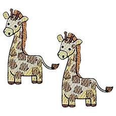 동대문단추왕 열접착식 자수 동물 기린 와펜 패치, 혼합색상, 2개 홈인테리어/수예/수선 반품 최저가 4,820원