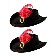 삼총사 모자, 블랙, 2개 문구/오피스/파티/이벤트 반품 최저가 9,480원