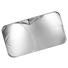 공유 원터치 차량용 앞유리 접이식 암막 햇빛가리개, 블랙 + 실버, 1개 자동차용품/인테리어 반품 최저가 4,090원