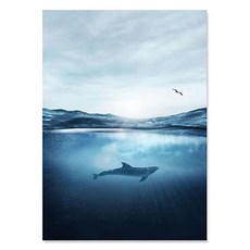 파라다이소 PDS홈데코 깊은 바다의 숨결 콜렉션 인테리어 캔버스 포스터 C 완구/취미/수집품 반품 최저가 10,710원