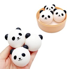 토브라인 만두 빵떡말랑이 스퀴시 장난감, 판다, 1개 완구_취미/역할놀이 반품 최저가 8,620원