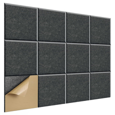 난리시스터즈 접착식 벽 천장 현관문 방음 흡음재 30cm x 30cm x 9mm, 12개, 차콜 생활용품/생활잡화 반품 최저가 27,800원