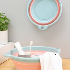 예담소 접이식 실리콘 세면대 L, 블루, 1개 스포츠/레저/캠핑전문관 반품 최저가 4,400원