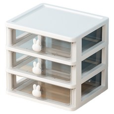 글로어스 간편한 데스크 오거나이저, 화이트 + 화이트토끼, 3단 문구/오피스/사무용품 전문관 반품 최저가 5,830원