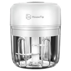 하우스팁 전동 무선 충전식 마늘 미니 다지기 야채용 250ml, 화이트, 1개 주방용품/주방조리도구 반품 최저가 14,850원