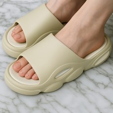 라이프란스 발편한 족저근막 EVA 사무실 층간소음 슬리퍼, 크림베이지, 1개 홈인테리어/카페트/쿠션 반품 최저가 10,000원