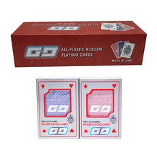 후니갬블 GG 홀덤 전용 트럼프카드 12p, 실버케이스, 1개 완구/취미/보드게임 반품 최저가 38,360원