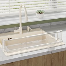 앤티스 확장형 싱크대 수납형 물막이, 투명, 1개 주방용품/주방잡화 반품 최저가 11,710원