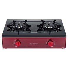 나비엔매직 가스레인지 와인레드 2구 고객직접설치, GRF-1322PD, LPG 가전디지털/주방가전 반품 최저가 124,000원