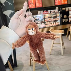 오랑우탄 고릴라 고숭이 오숭이 동물인형, 1개, 19cm 완구/취미/인형 반품 최저가 5,960원