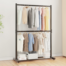 루만 철제 스탠드 2단 행거, 블랙 홈인테리어/드레스룸 반품 최저가 18,810원