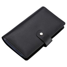 포텐키트 깔끔한 심플한 카드 홀더 92p 명함 보관함 11.5 x 18 cm, 블랙1, 1단 문구/오피스/사무용품 전문관 반품 최저가 7,560원