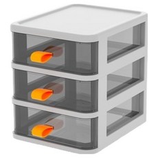 수호 견고한 투명미니서랍, 화이트, 3단 문구/오피스/사무용품 전문관 반품 최저가 7,460원