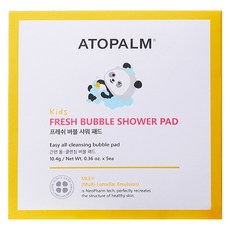아토팜 키즈 프레쉬 버블 샤워 패드 5p, 52g, 1개 출산/유아동/욕실용품/스킨케어 반품 최저가 10,900원