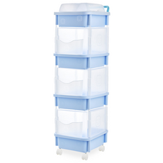 리빙스마일 포켓형 스마일기저귀정리함 직사각4단, 블루, 1개 출산/유아동/유아가구/인테리어 반품 최저가 28,750원